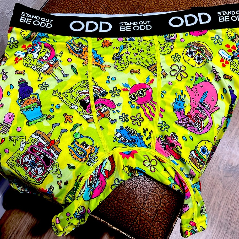Odd Boxer Premium Sponge Bob SquarePants Super Cool 😎 Lightweight Boxer Briefs!